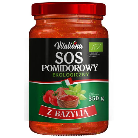 Sauce tomato basil Vitaliana 350 g organic - NaturAvena