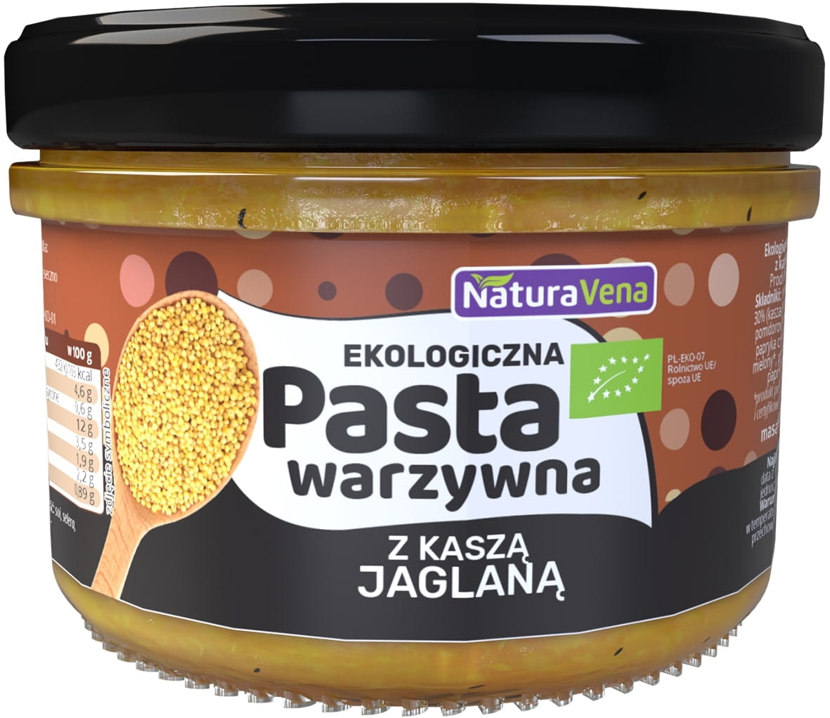 Vegetable paste with millet 185 g Bio NATURAVENA