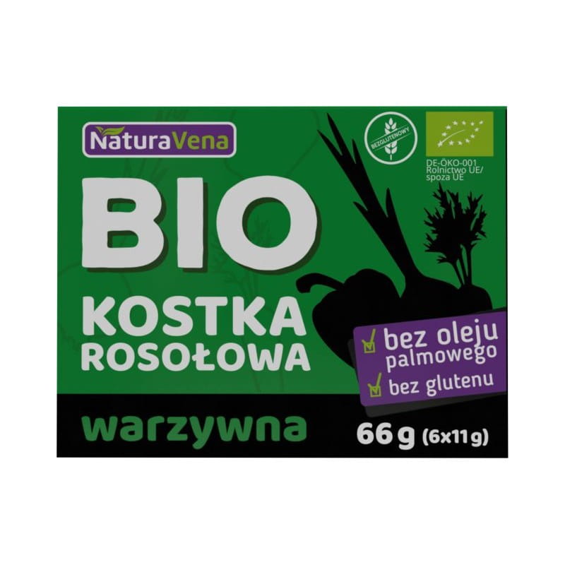 Gemüsebrühenwürfel 66 g Bio - NaturAvena - Biogo.de Hlavní obrázek produktu