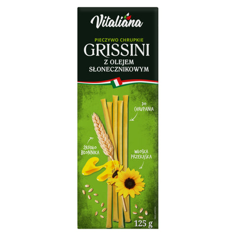 Dedos Grissini con aceite de girasol 125 g NaturAvena