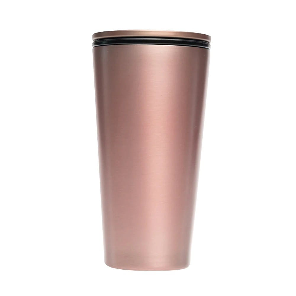 MUG SLIDE EN ACIER INOXYDABLE OR ROSE 420 ml - CHIC-MIC