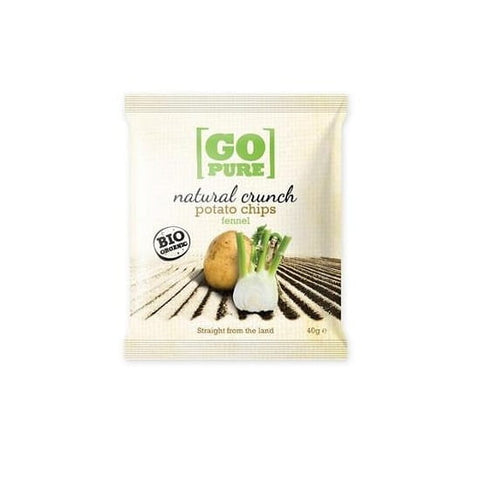 Glutenfreie Fenchelchips BIO 40 g GO PURE