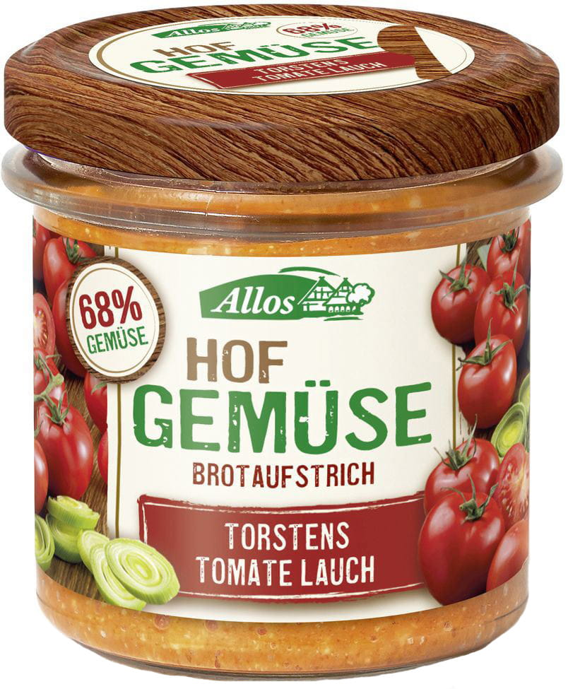 Gemüsepaste mit Tomaten und Lauch BIO 135 g - ALLOS Hlavní obrázek produktu