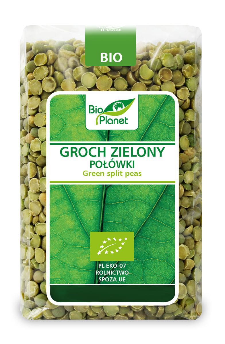 Grüne Erbsen, Hälften BIO 500 g - BIO PLANET