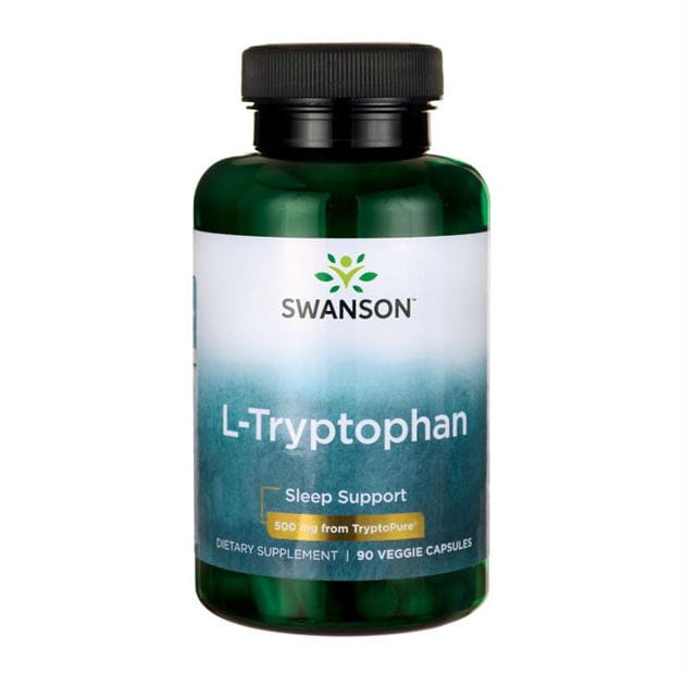 L - Tryptophan Ajipure Tryptopure L - Tryptophan 500 mg 90 Kapseln SWANSON