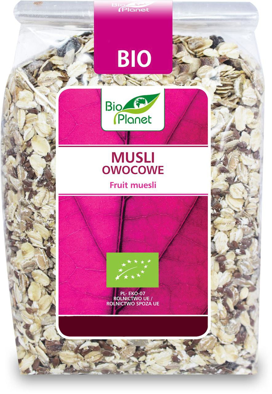 Fruchtmüsli BIO 600 g - BIO PLANET Hlavní obrázek produktu