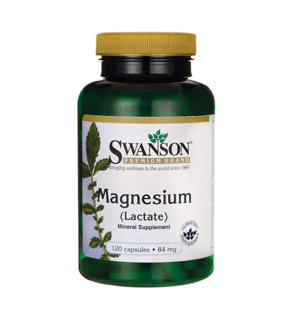 Magnesiumlactat 84mg Magnesiumlactat 120 Kapseln SWANSON Huvudsaklig produktbild