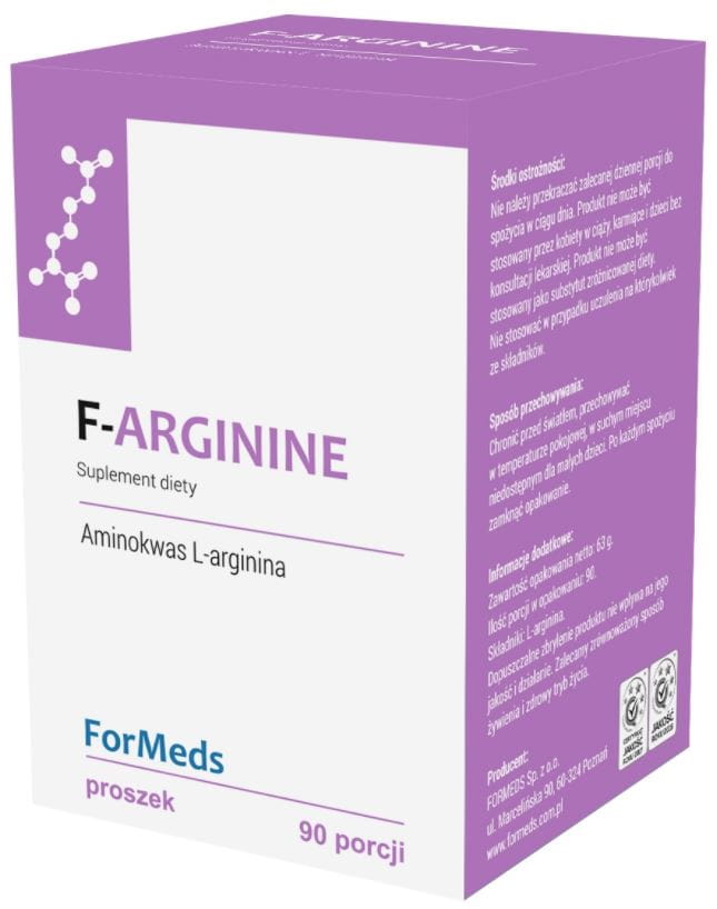 F - Arginin L - Arginin 700 mg 90 Portionen 63 g FORMEDS Hauptbild