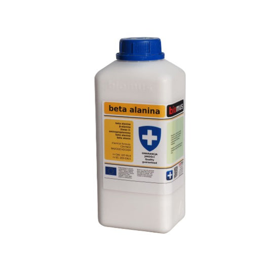 Beta-Alanin Pulver von BIOMUS, 100 g Packung, fein gemahlenes Nahrungsergänzungsmittel für Sport und Muskelaufbau