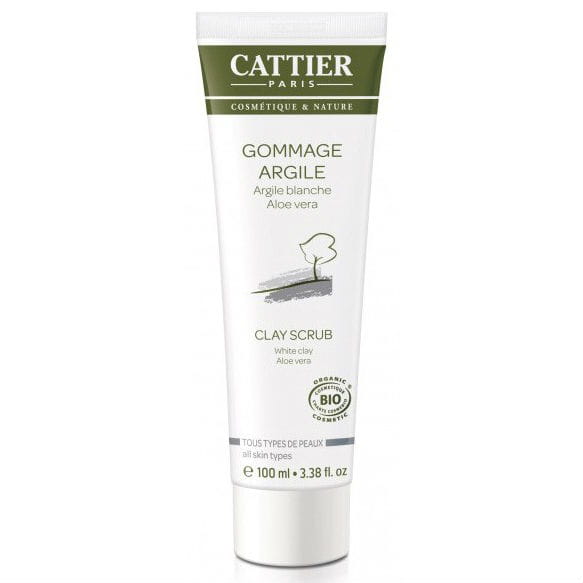 Lehmpeeling für alle Hauttypen von CATTIER in 100 ml Tube, natürliche Hautpflege mit Tonerde für ein frisches Hautgefühl