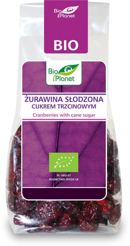 Cranberry gesüßt mit Rohrzucker BIO 100 g - BIO PLANET