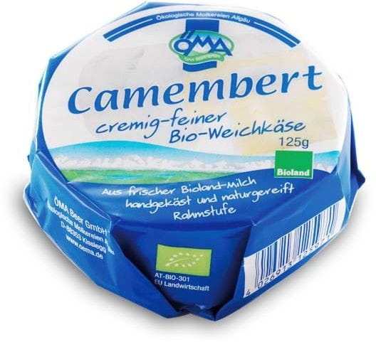 Camembertkäse BIO 125 g - OMA Hauptbild