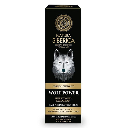 EKO tonisierende Gesichtscreme für Männer von NATURA SIBERICA, 50 ml, cremige Textur, für frische Haut.