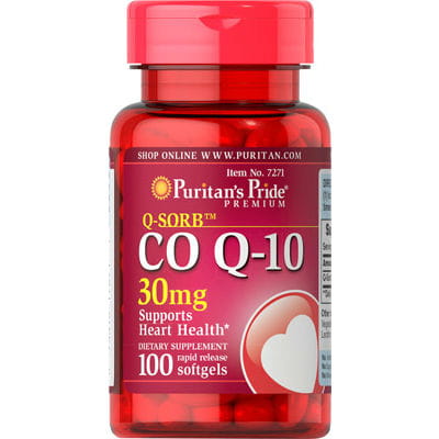 Coenzym Q10 30 mg pro Q10 100 Kapseln PURITAN'S PRIDE