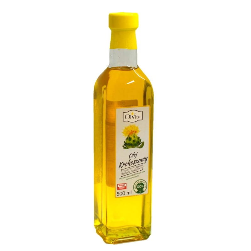 Safloröl aus Saflor, kaltgepresst und roh 500ml OLVITA Κύρια εικόνα προϊόντος