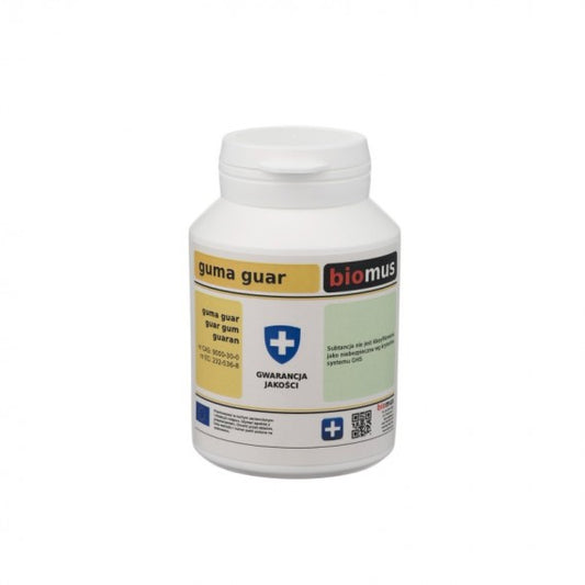 Bio Guarkernmehl BIOMUS, 100g, reines Guarkernmehl für Koch- und Backrezepte, naturbelassen und glutenfrei.