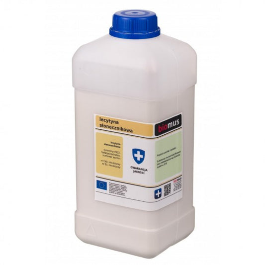 Sonnenblumenlecithin in 3kg Packung von BIOMUS, natürliche Lezityna aus Sonnenblumen für gesunde Ernährung